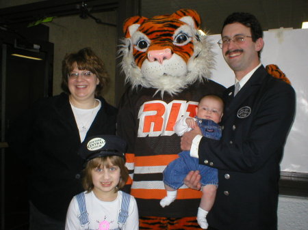 Our family at an RIT train show.