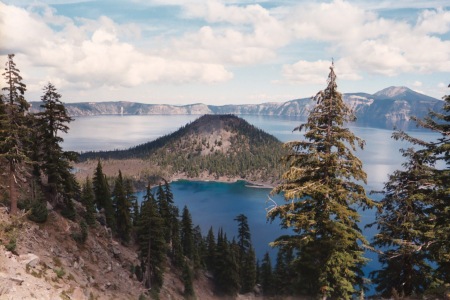 Another favorite hiking place, Crater Lake, OR.