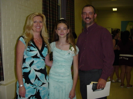Holly's 6th grade graduation