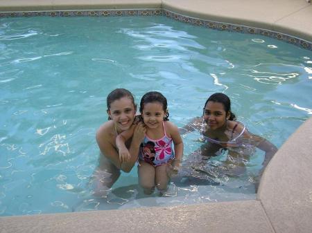 My 2 girls and niece in Florida Spring 2006