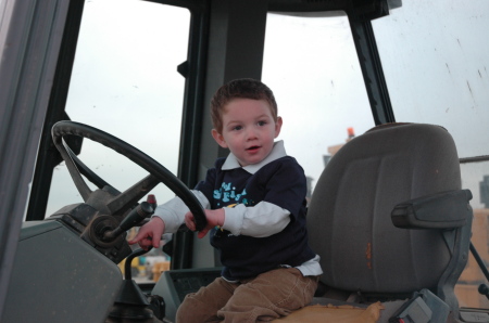 Hunters first tractor