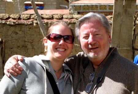 Father & Daughter, Kari, in Tibet, Fall '07