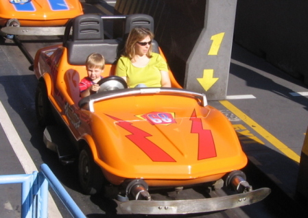 Race cars at Disney Jan 2007