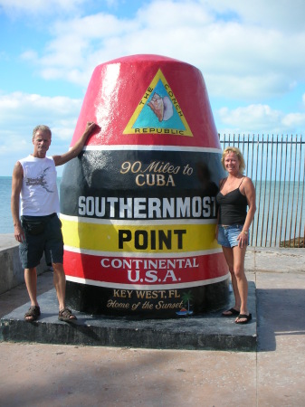 Southern most point in contl. USA- Bob & I