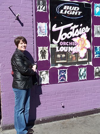 Me standing in front of Tootsie's Orchid Lounge in Nashville, TN (2007)