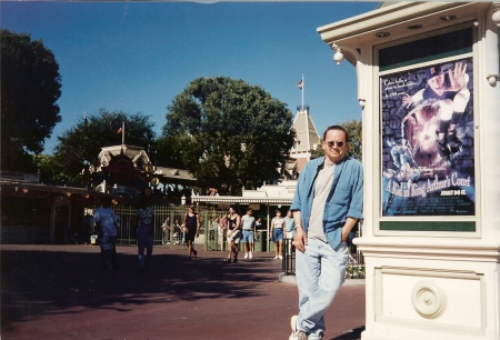 Mike at Disneyland