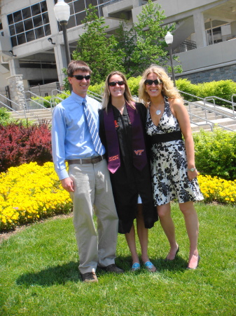 Ben, Jenna and Kristin after Graduation!