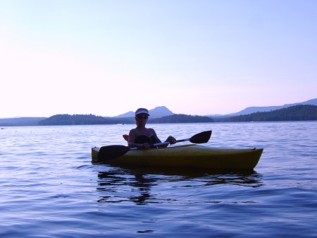 Me on Lake Sebec/2008