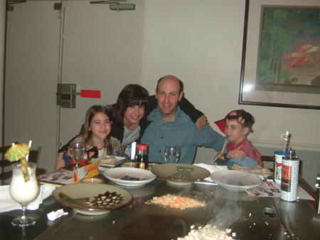 our family at Benihana