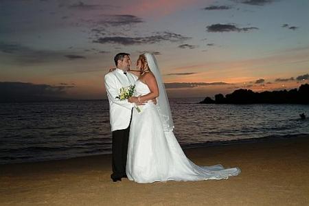 Married on the beach in Maui, June 5, 2005