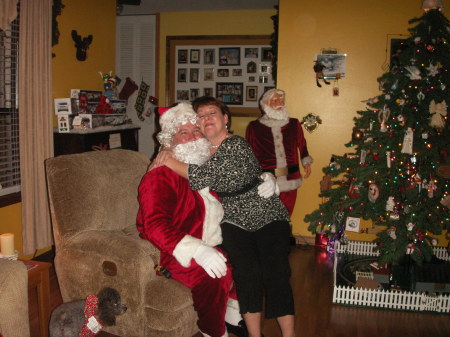 My Wife with Santa 06
