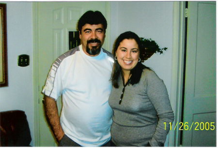 Me and my daughter, Thanksgiving 2005