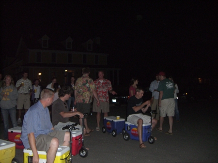 Cooler races at my house