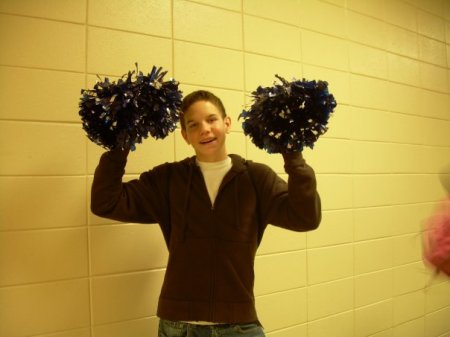 Alec the cheerleader