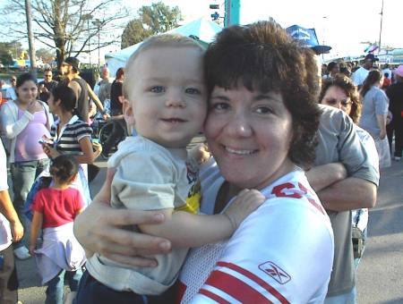 me & logan at the fair 2008