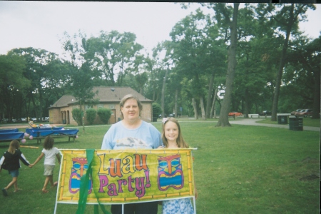 Me and Alana at her bday party