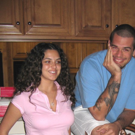 Gabrielle and her fiance', Janko