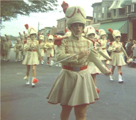 S.J.H.S. marching band Pulasky Day Parade 1968