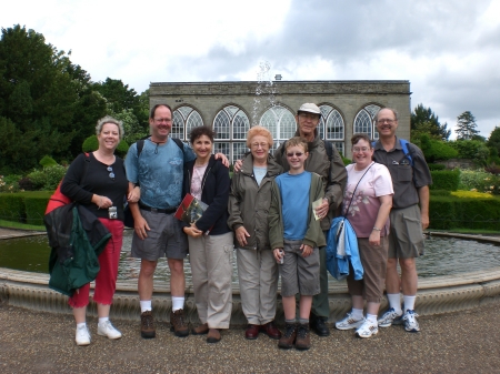 Some of the family at Warwick Castle