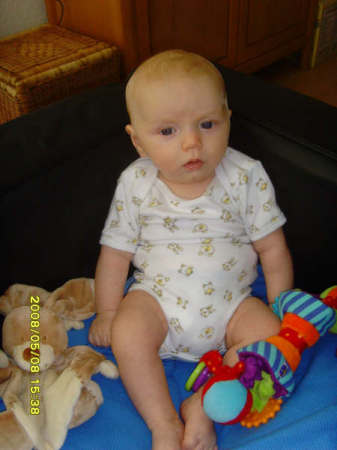 Grandson Jonathan at 3 months old