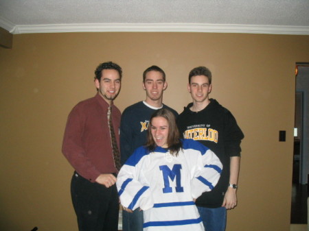 These are my four kids, Brendan, Taylor, Marc & Courtney