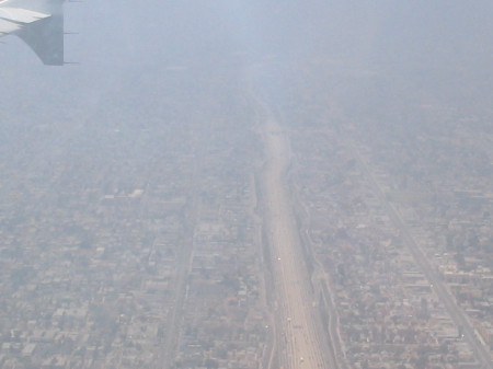 Sky view of L.A.