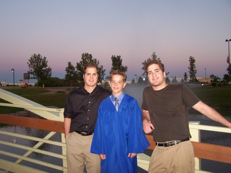 Jon's 8th grade graduation