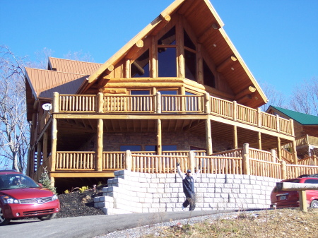 Our Big Fat Log cabin