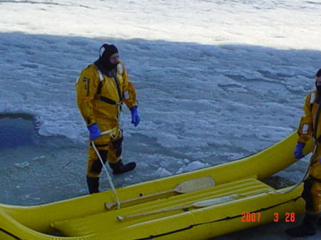 BFD Training... "Ice Water Rescue"