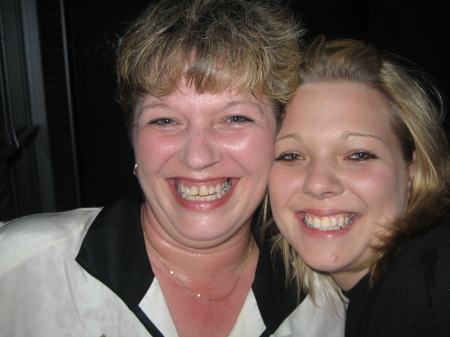 5/3/07 My daughter Ashley and I at the Rod Stewart concert.