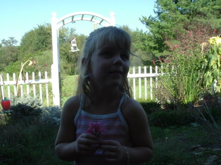 Another of Raegen in our front yard.