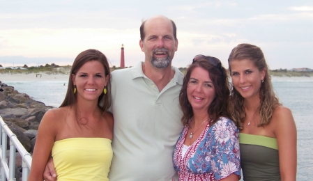 The family at Daytona Beach, 2007.