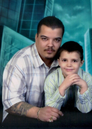 My oldest son Jered & his son Jered Jr.