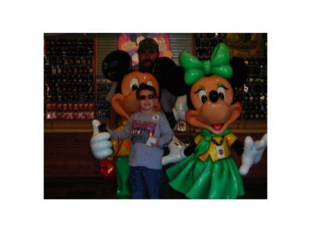 my son at down town disney