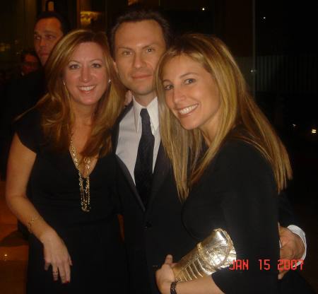 Me, friend and Christian Slater