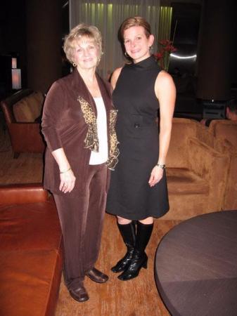 With mother in NY, 2005