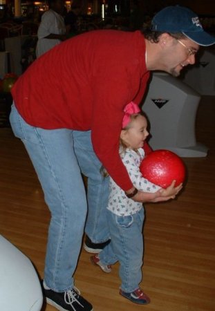 Bowling with Lauren January 2007