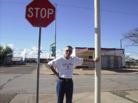 Standing on a Corner in Winslow, Arizona