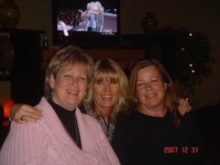 Cindy Johnson (Koch), Gina, Vicci - New Years 08