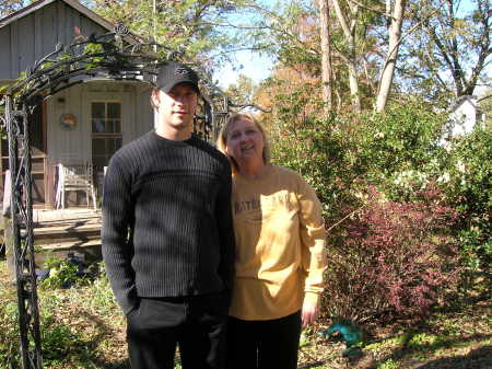 my son Justin and I  (fall of 2005)