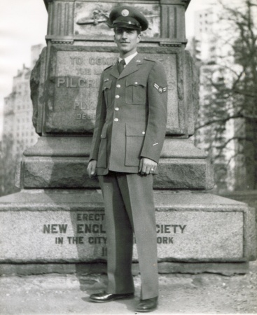 central park, NY, '52,  pilgrims mem.