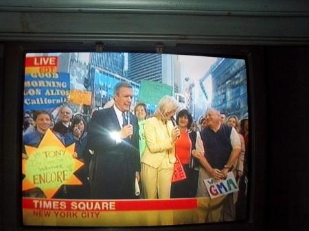 Live from TIMES SQUARE!