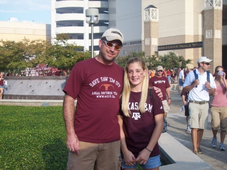 Jenna & I at the Texas A&M game 10/6/07