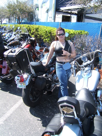 The Sexiest lady at Bike Week!!!  My Wife Kelly!!