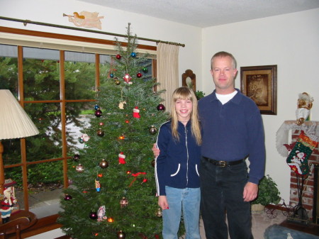 Chelsea(my daughter) and I x-mas 2002