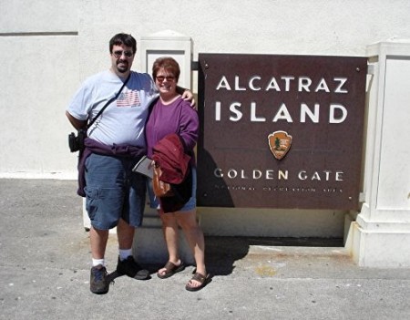 Lon & I at Alcatraz