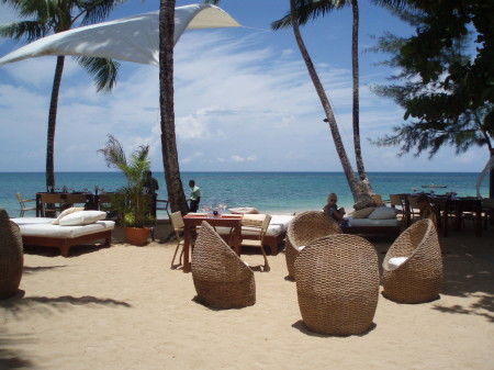 A beachfront restaurant in Samana!