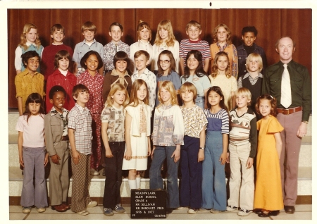 Meadowlark Elementary 4th Grade 1976-1977