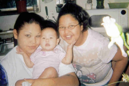 Daughters Angeline & Melinda w/grandbaby Zulema