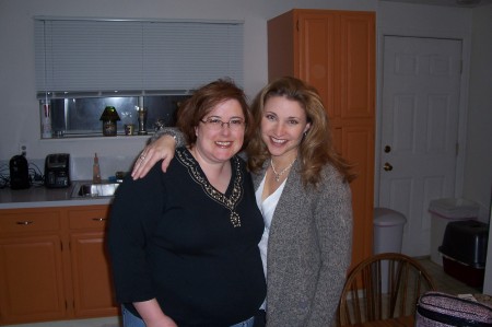 My sister, Karen and I...